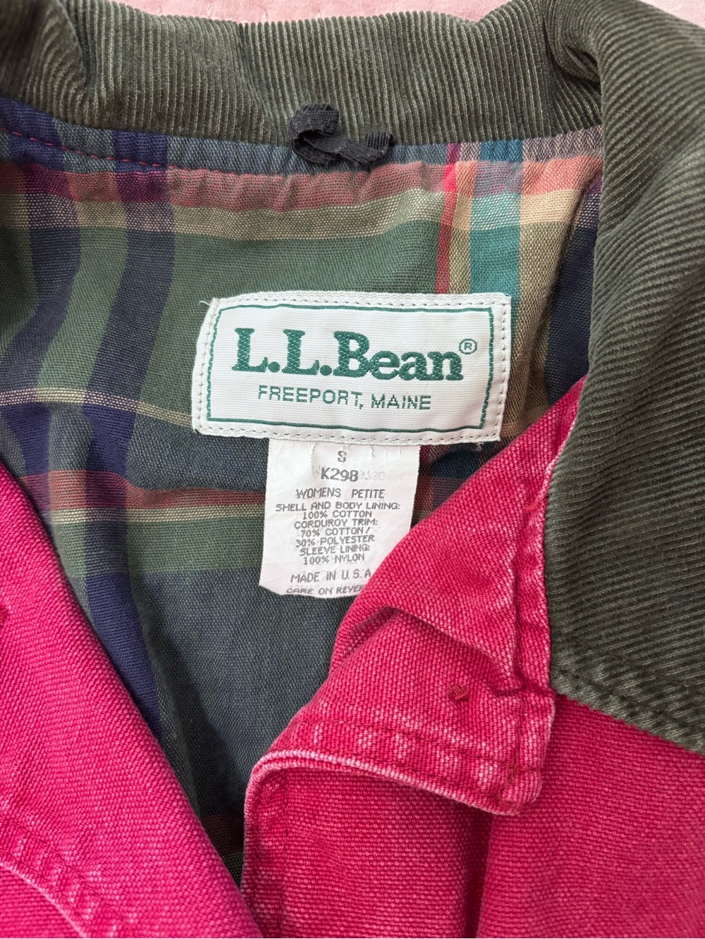 Vintage L.L. Bean Red Barn Coat - Picture 4 of 5